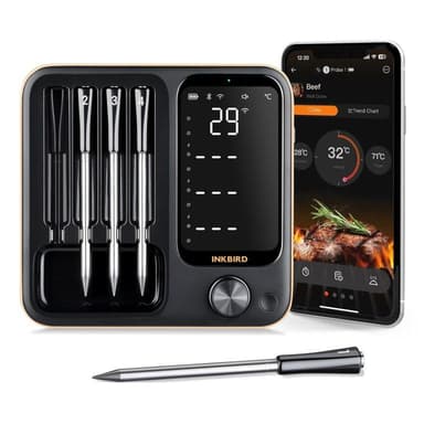 Inkbird INT-14-BW draadloze vleesthermometer met 4 probes