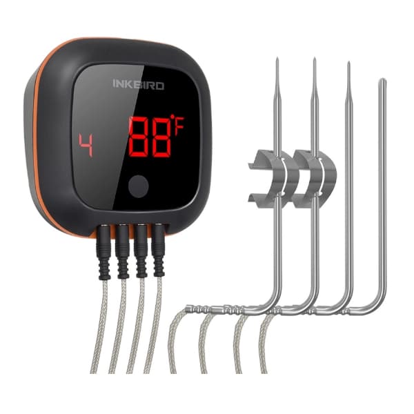 Inkbird IBT-4XC Bluetooth BBQ thermometer met 4 probes